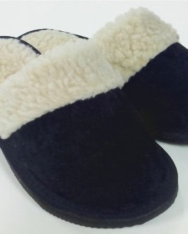 PANTUFLAS HOMBRE MICROFIBRA C/CORDERITO